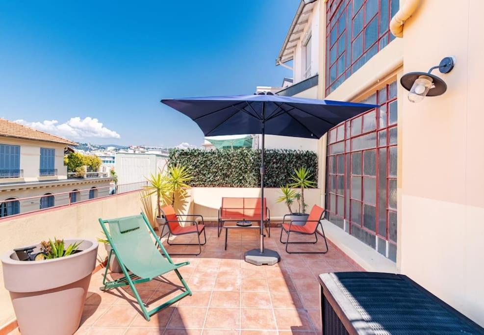 Lamartine - Studio W Terrace And Ac Very Central Ницца Экстерьер фото