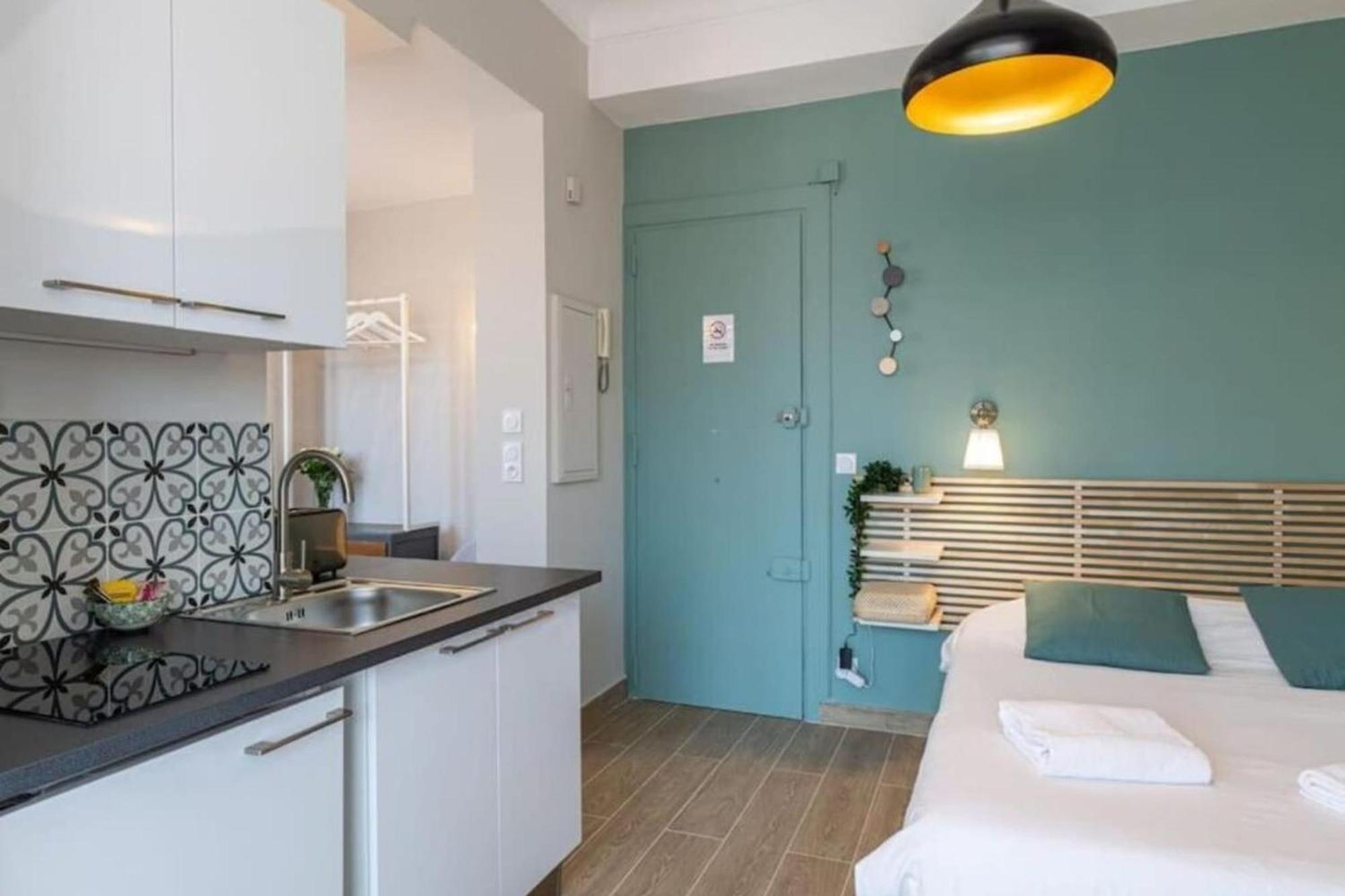 Lamartine - Studio W Terrace And Ac Very Central Ницца Экстерьер фото