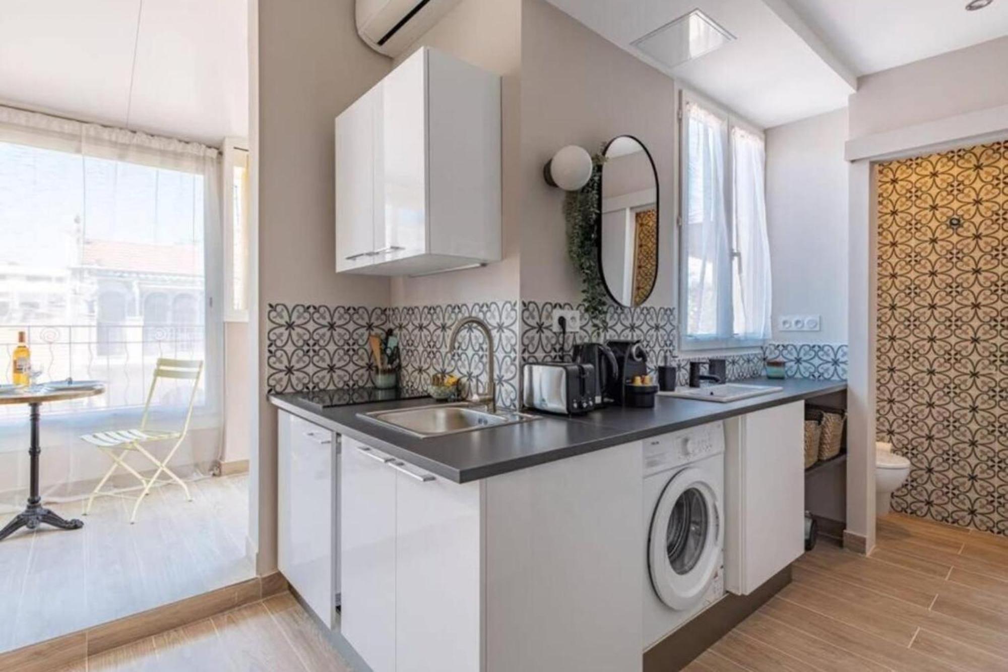 Lamartine - Studio W Terrace And Ac Very Central Ницца Экстерьер фото