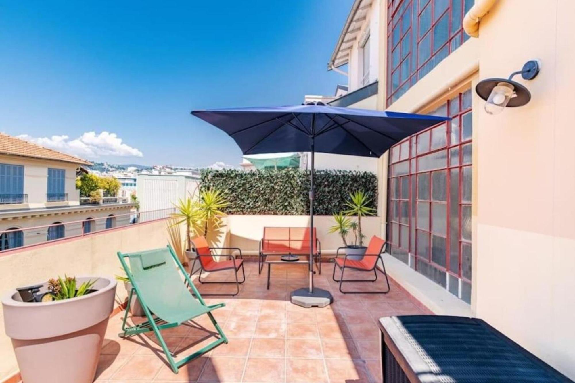 Lamartine - Studio W Terrace And Ac Very Central Ницца Экстерьер фото